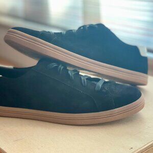 Freda Salvador Black Sneakers with Tan Gum Sole - Size 38